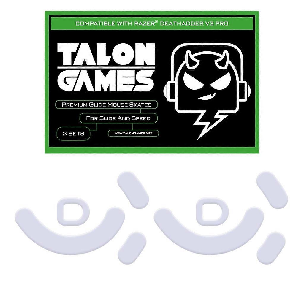 2Sets Mouse Skates for Razer DeathAdder V3 Pro Mouse Feet Pads Replace Glides