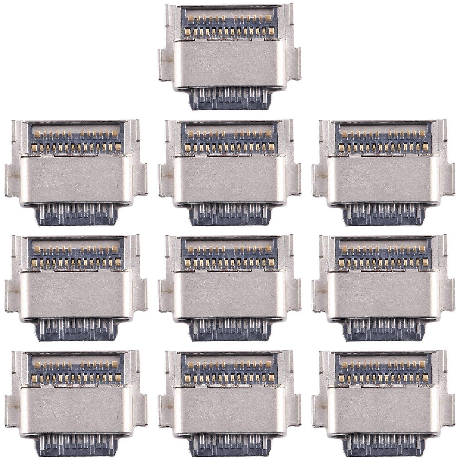 Conector de puerto de carga de 10 piezas para Samsung Galaxy W21