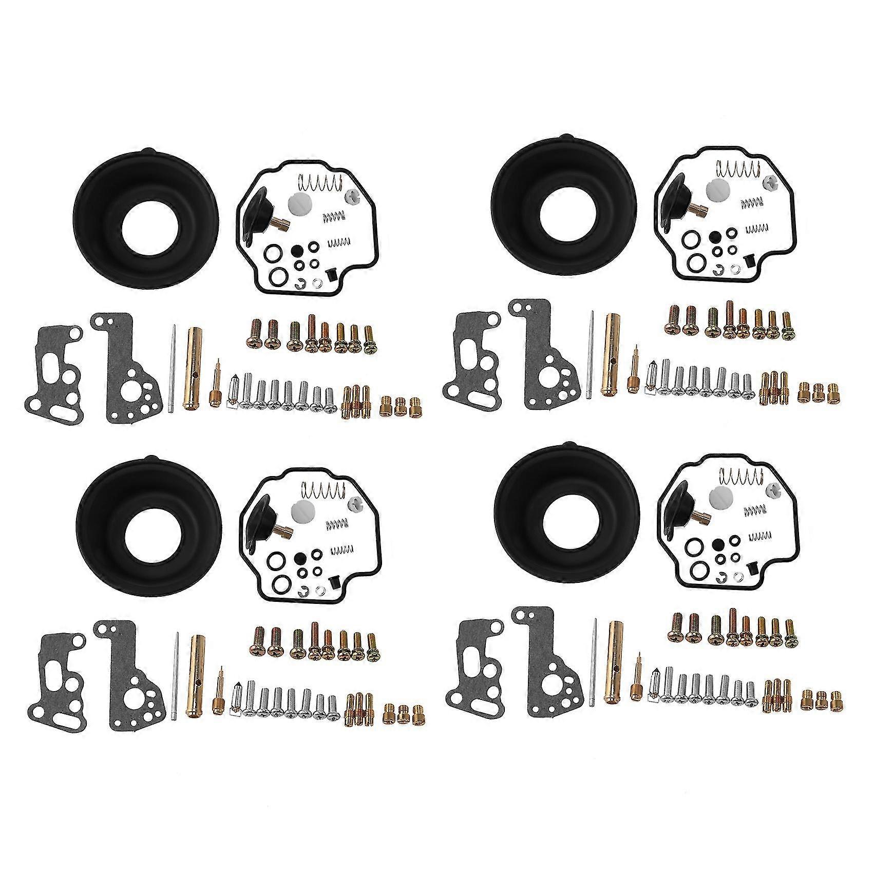 4set Compatible with V-max 1200 -2000 Vmax Motorcycle Carburetor Repair Kit