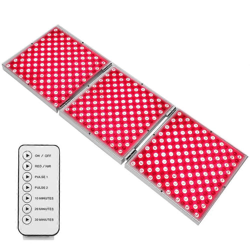 LED Red Infrared Light Panel 45W Wrinkle Removal Folding Light Therapy Device 100240VUS Plug