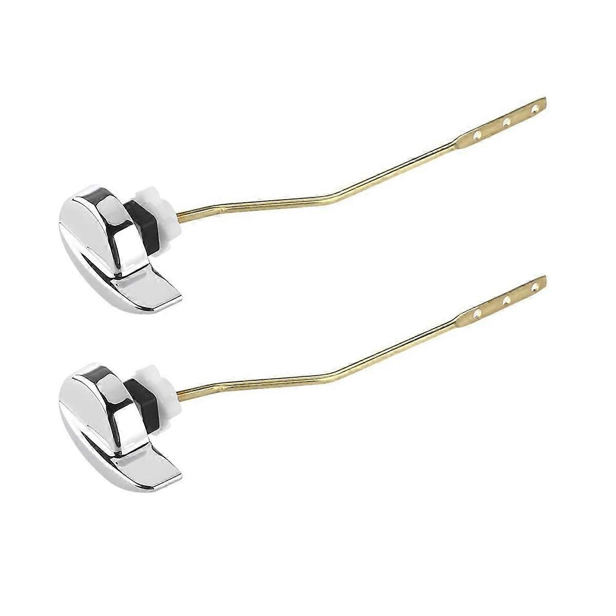 Toilet Tank Flush Lever Handle Universal Side Mount Toilet Handle Replacement Trip Lever Fits Most