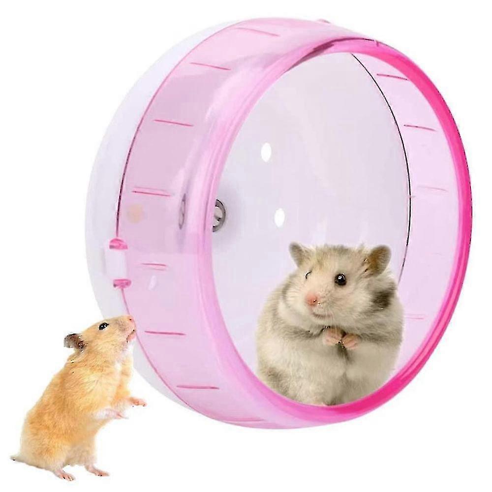 Super Silent Hamster Exercise Wheels Quiet Spinner Hamster Running Wheels with Adjustable Stand for Hamsters Gerbils Mice