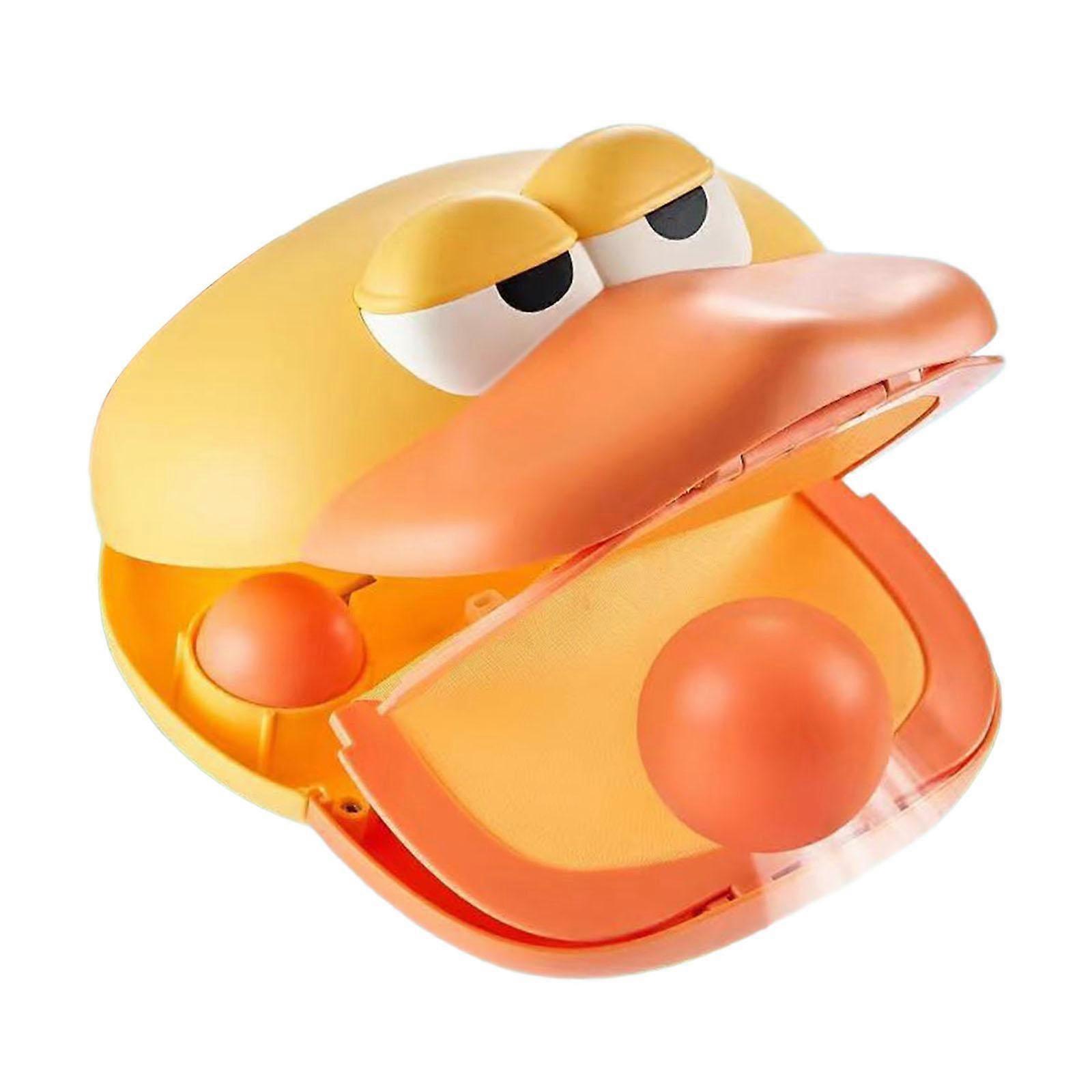 Balls Game Paddle Toss and Balls Racket for Children Kids Family yellow duck