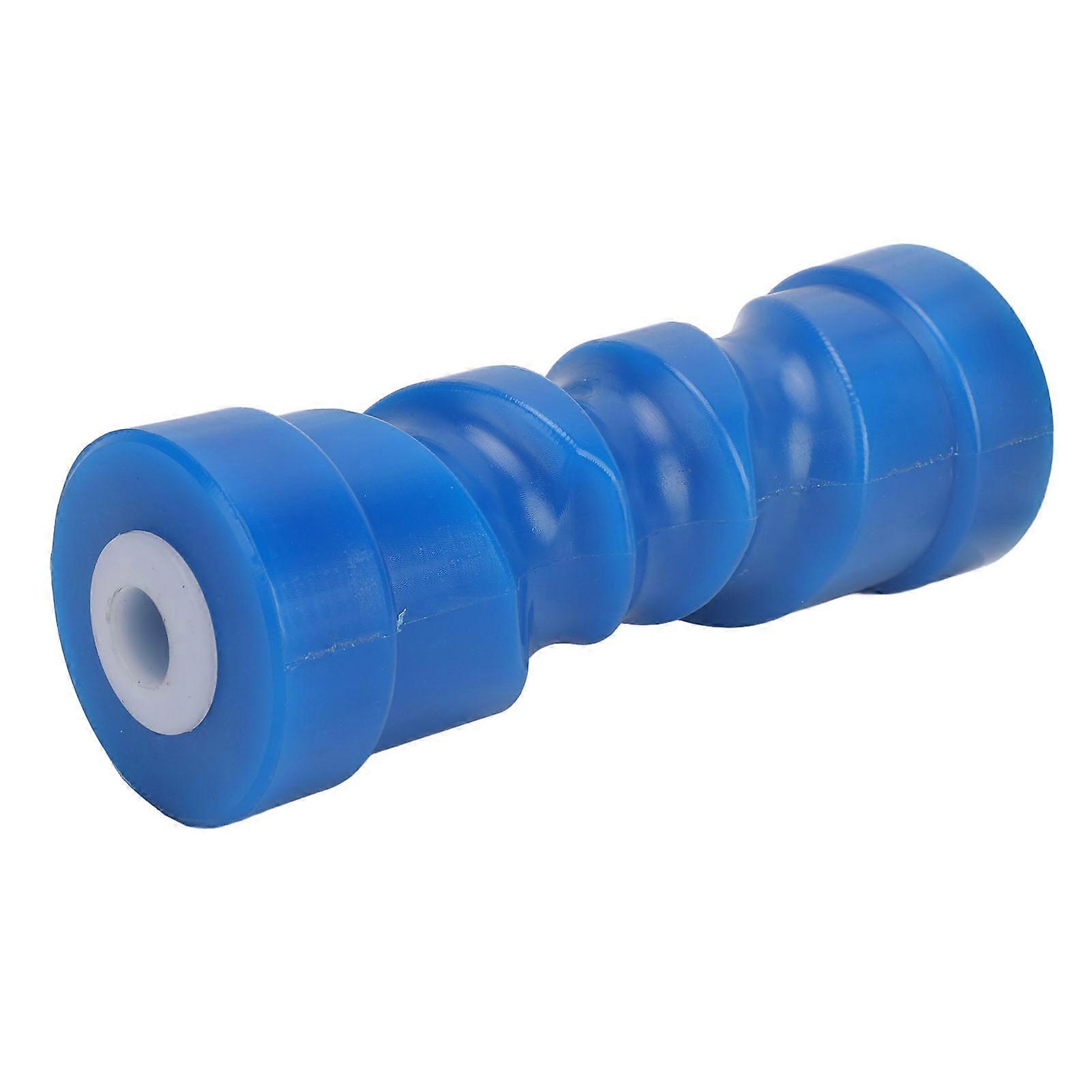 8inch Self Centering Keel Roller Bow Stop Heavy Duty PU Trailer Roller Bow Stop 0.67in Center Aperture for Boat Trailer Yacht