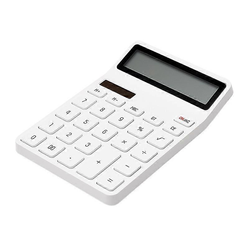 Desk Calculator Desktop Calculators, 12-digit Office Calculator With Large Lcd Display Big Sensitive Buttonbattery Basic Calculator
