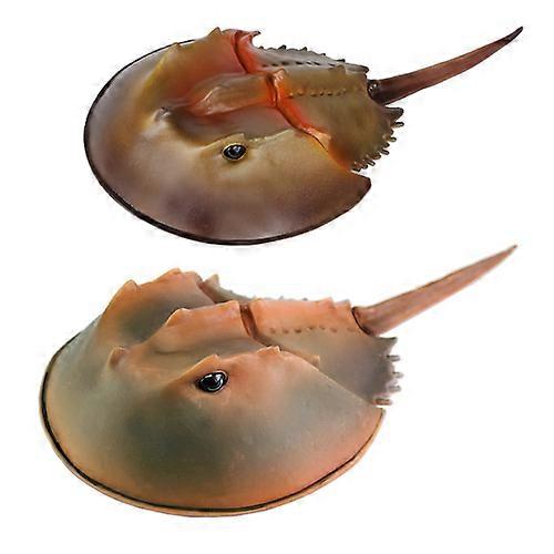 シミュレーション海洋動物フィギュアモデルTachypleus tridentatusおもちゃ男の子のための固体プラスチック子供の認知ギフト