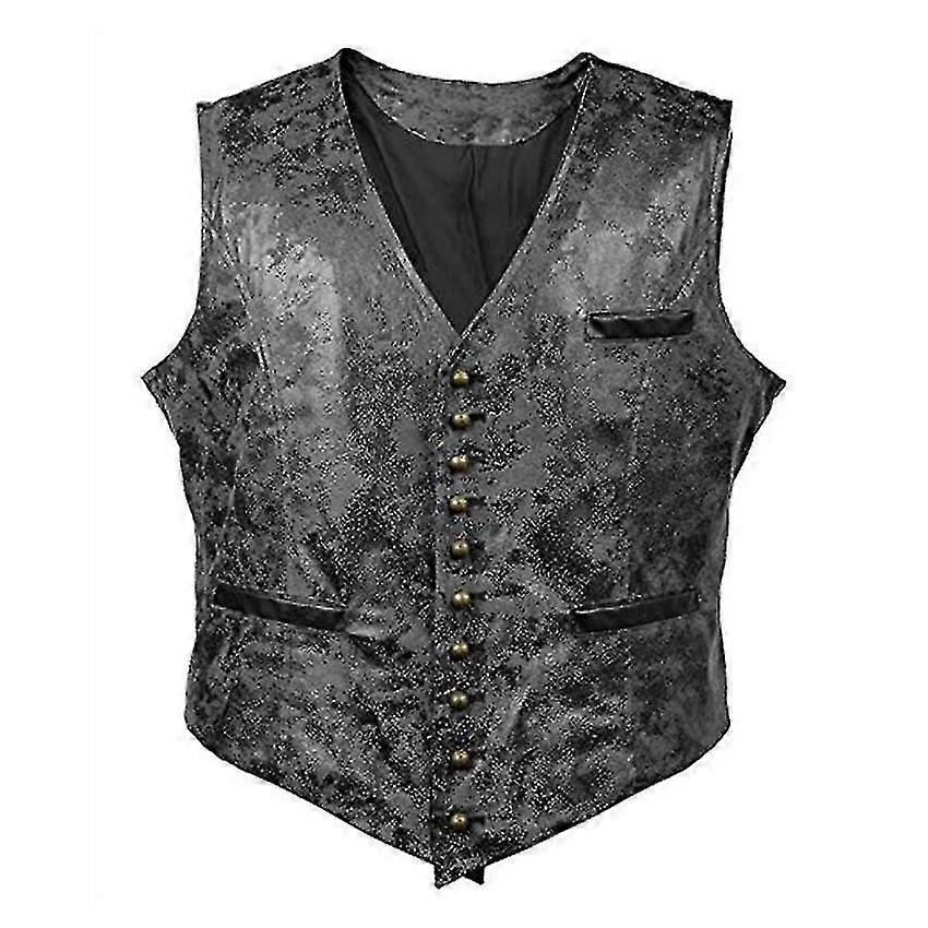 Herren Büffellederweste mit Holster