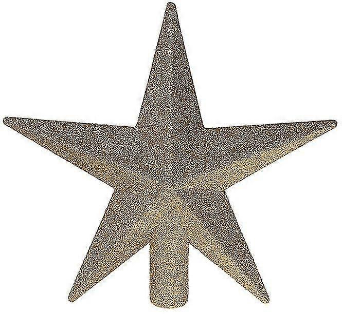 クリスマスツリーのためのスター - ダーク / 耐性プラスチック - 光沢のある / グリッター - 任意のパーティーの装飾のために - レッド 20cm ゴールド