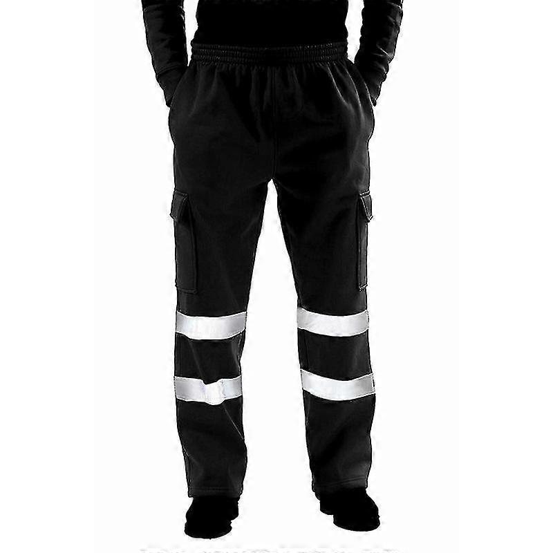 Men Work  Safety High Visibility Straight Leg Trousers