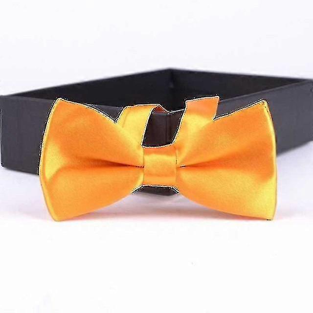Adjustable Classic Kids Plain Solid Wedding Bowties