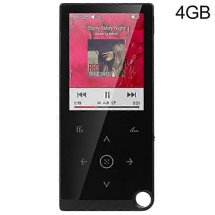 High-Quality 2.4 Inch Mp4 Player with 4GB Memory - No Bluetooth, Perfect for Entertainment