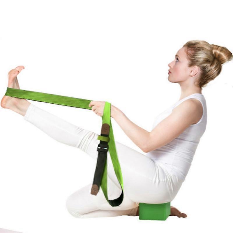 Cotton Double-layer Yoga Stretch Strap, Size: 300 x 3.8cm