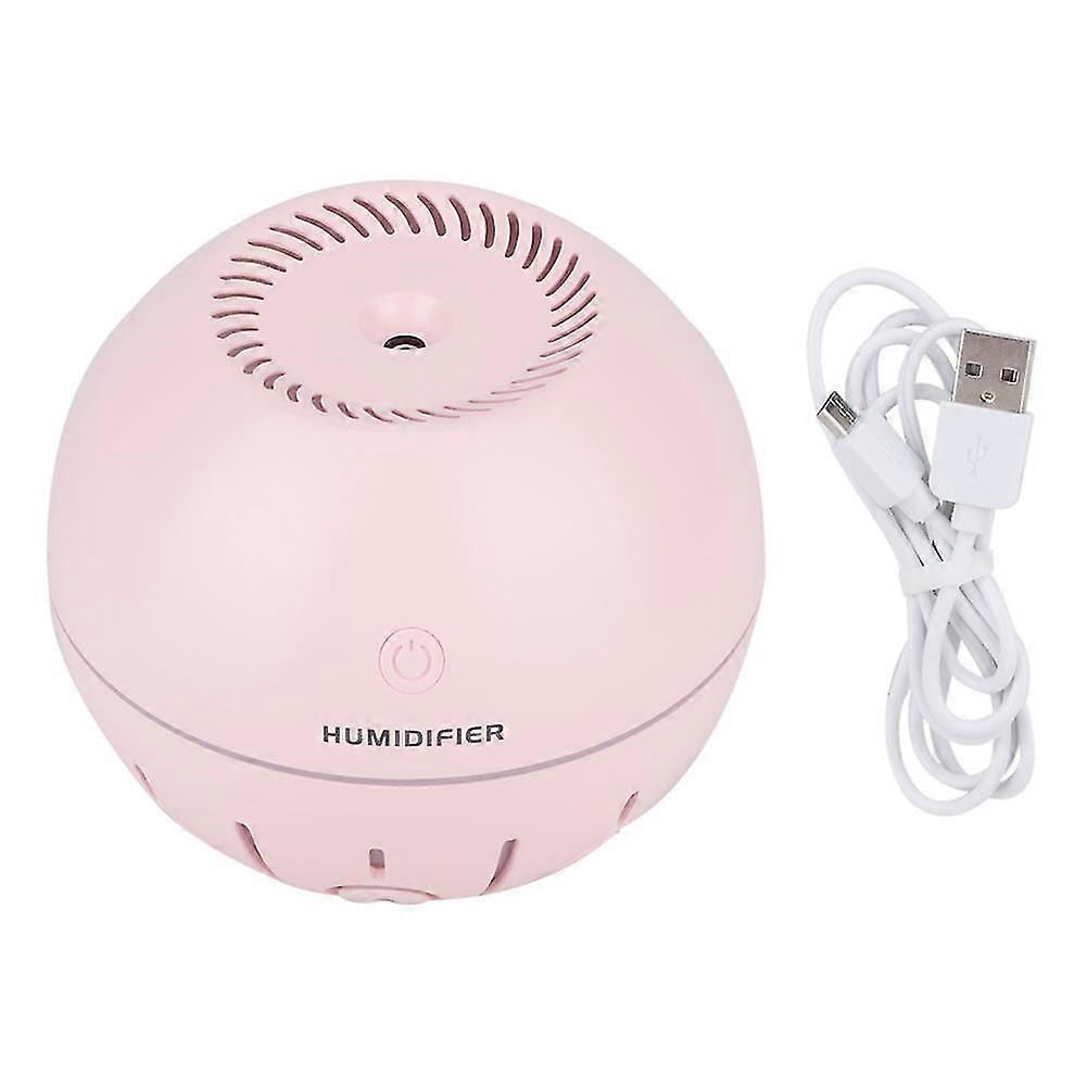 USB Charging Mini Ball Shaped LED Night Light Air Humidifier - Pink