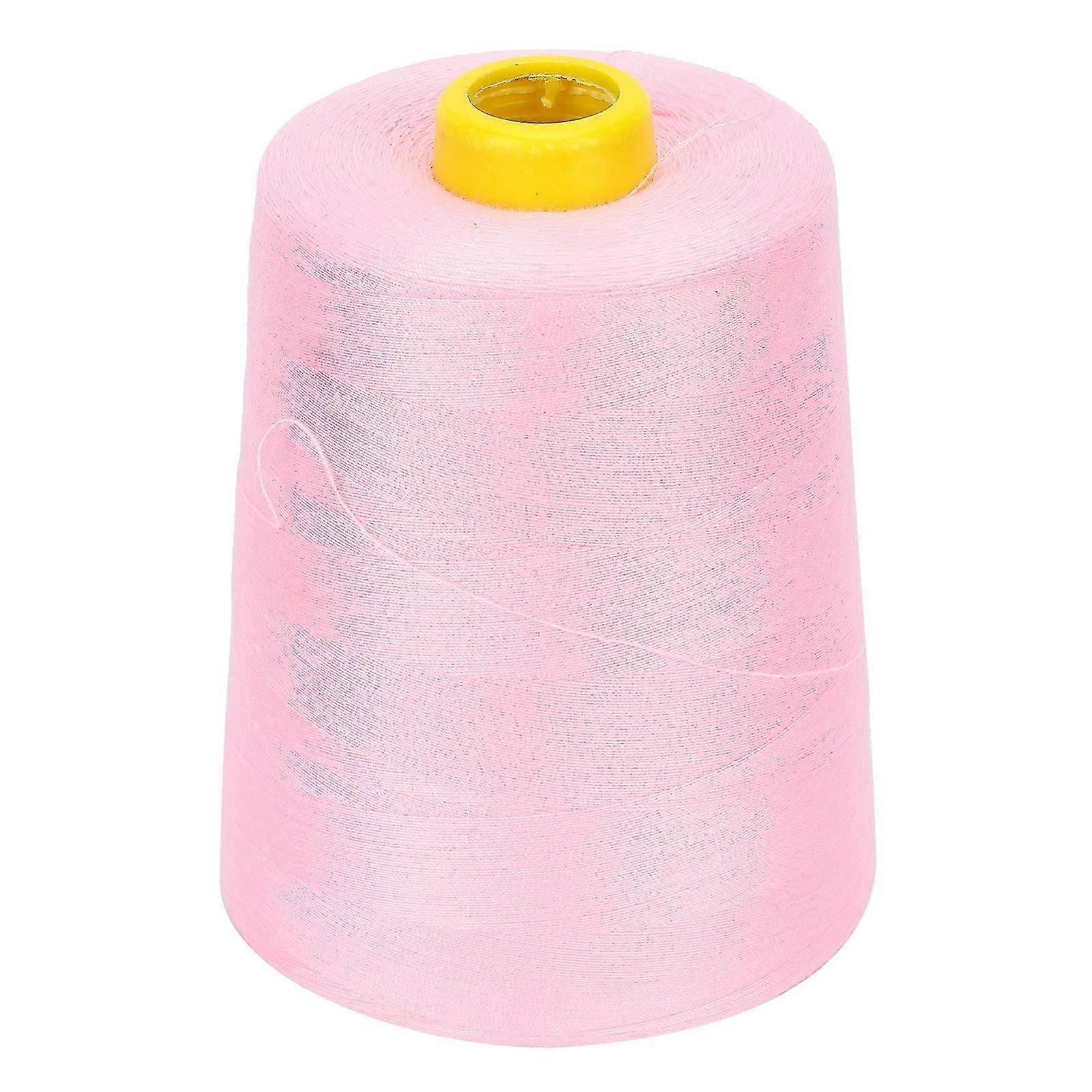 8000 Yards Polyester Sewing Thread for DIY Embroidery Machine Project - Multiple Colours (Pink)