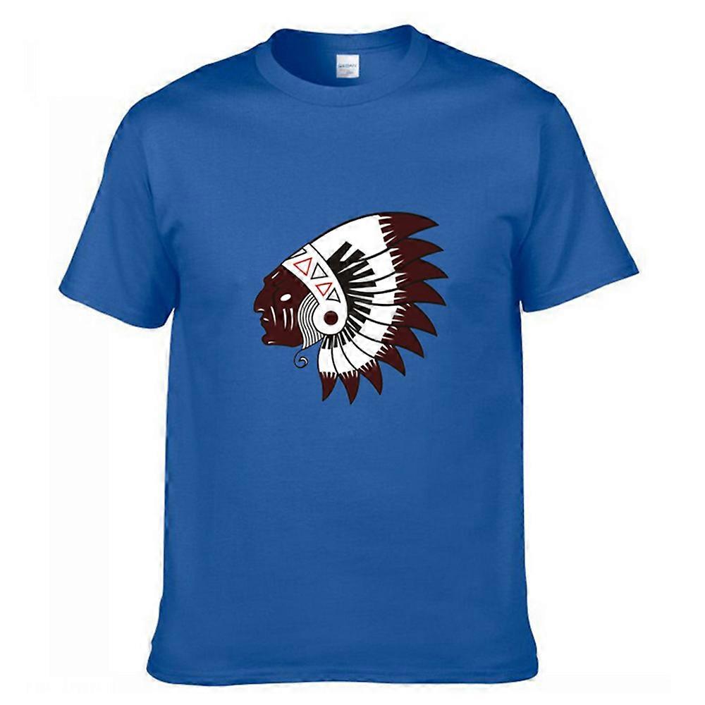 Creative Short-sleeved Fitted Pure Cotton Base T-shirt Man