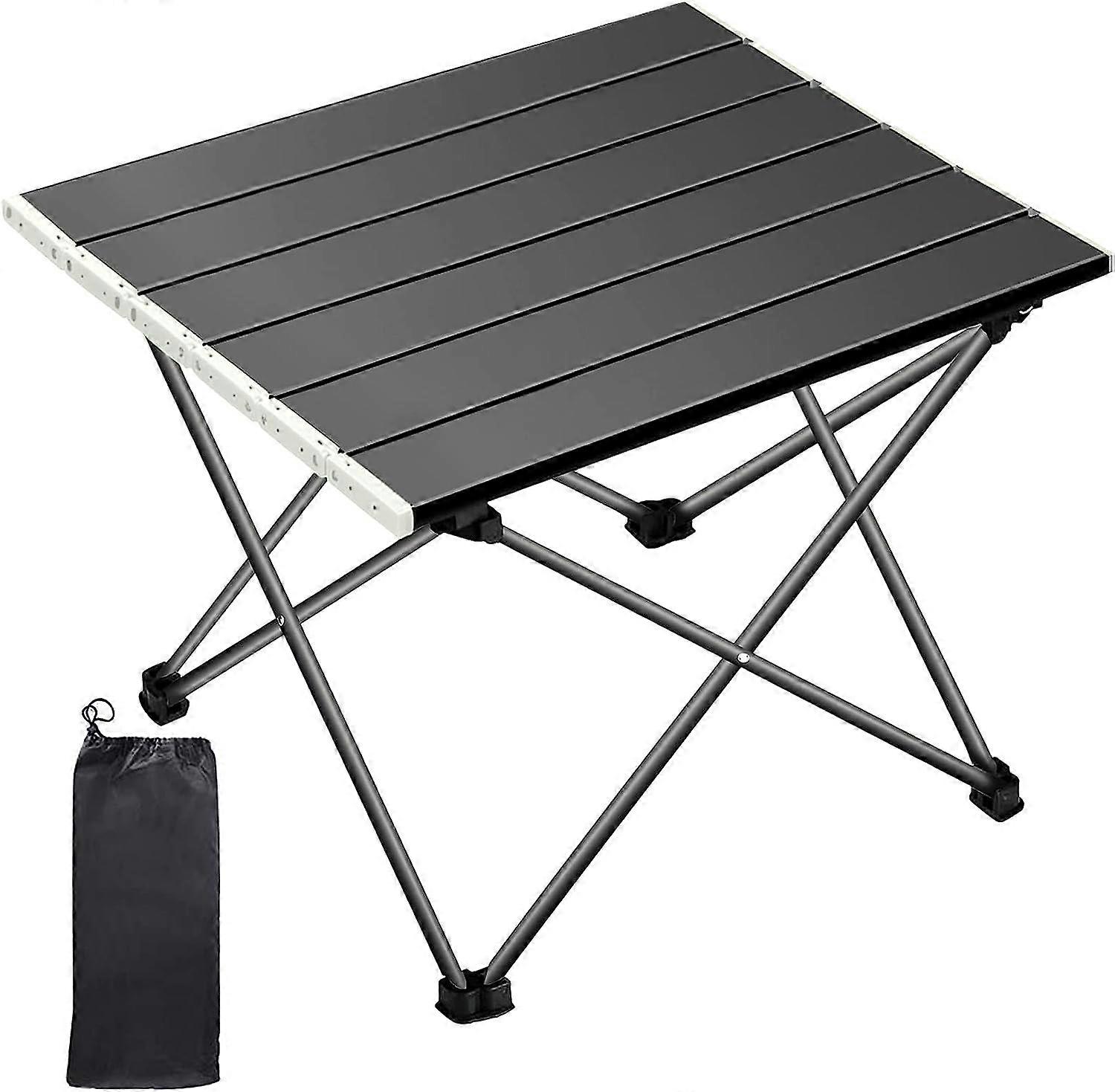 Camping Table, Folding Camping Table, Folding Table Portable Ultra-light Aluminum Alloy with Carry Bag, Folding Camping Tables for Outdoor, Picnic, Be