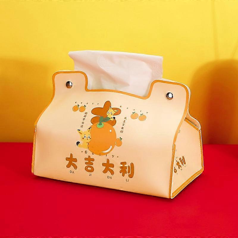 New Year Cute Waterproof Tissue Box Good Luck