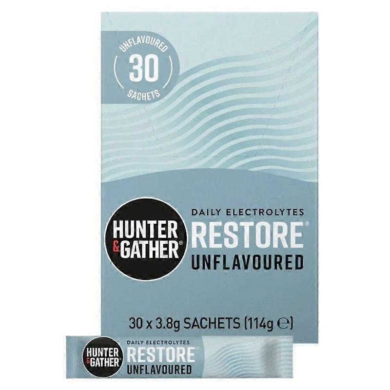 Hunter and Gather Restore Unflavoured Electrolyte Sachets 30