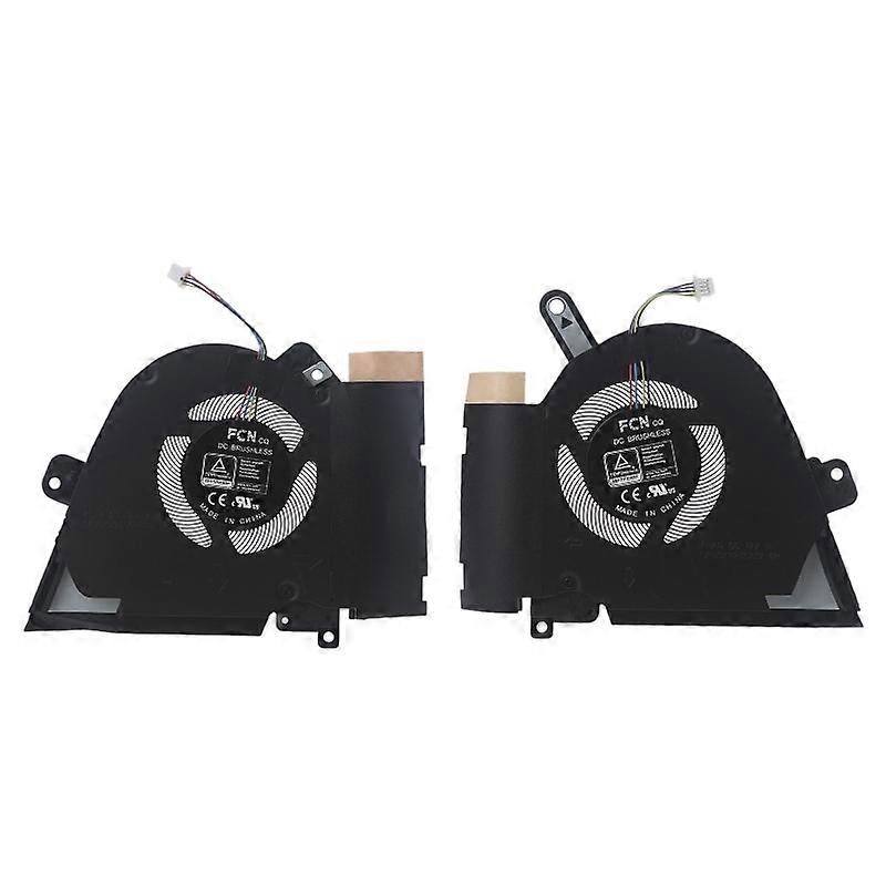pour ASUS TUF Dash F15 FX516 FX516P FX516PM FX516PC CPU GPU Ventilateur de refroidissement 12V 1A 4 broches Portable Ordinateur Portable Refroidisseur Radiateur
