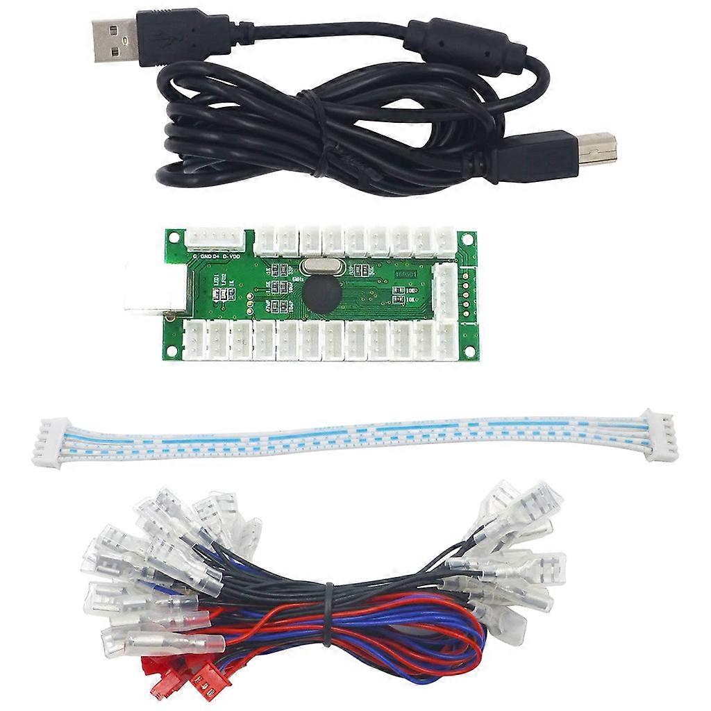 DIY Zero Delay Arcade USB Encoder PC to Joystick for Mame Jamma & Other Games
