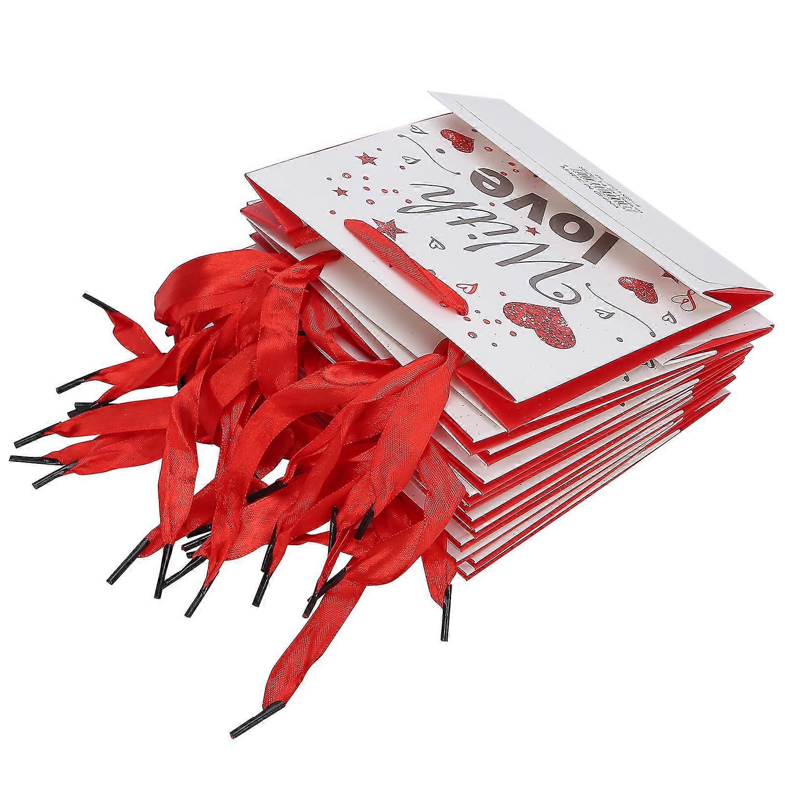 Wedding Paper Bag Candy Present Packaging Storage Bag for Gift Wrapping, 12-Pack