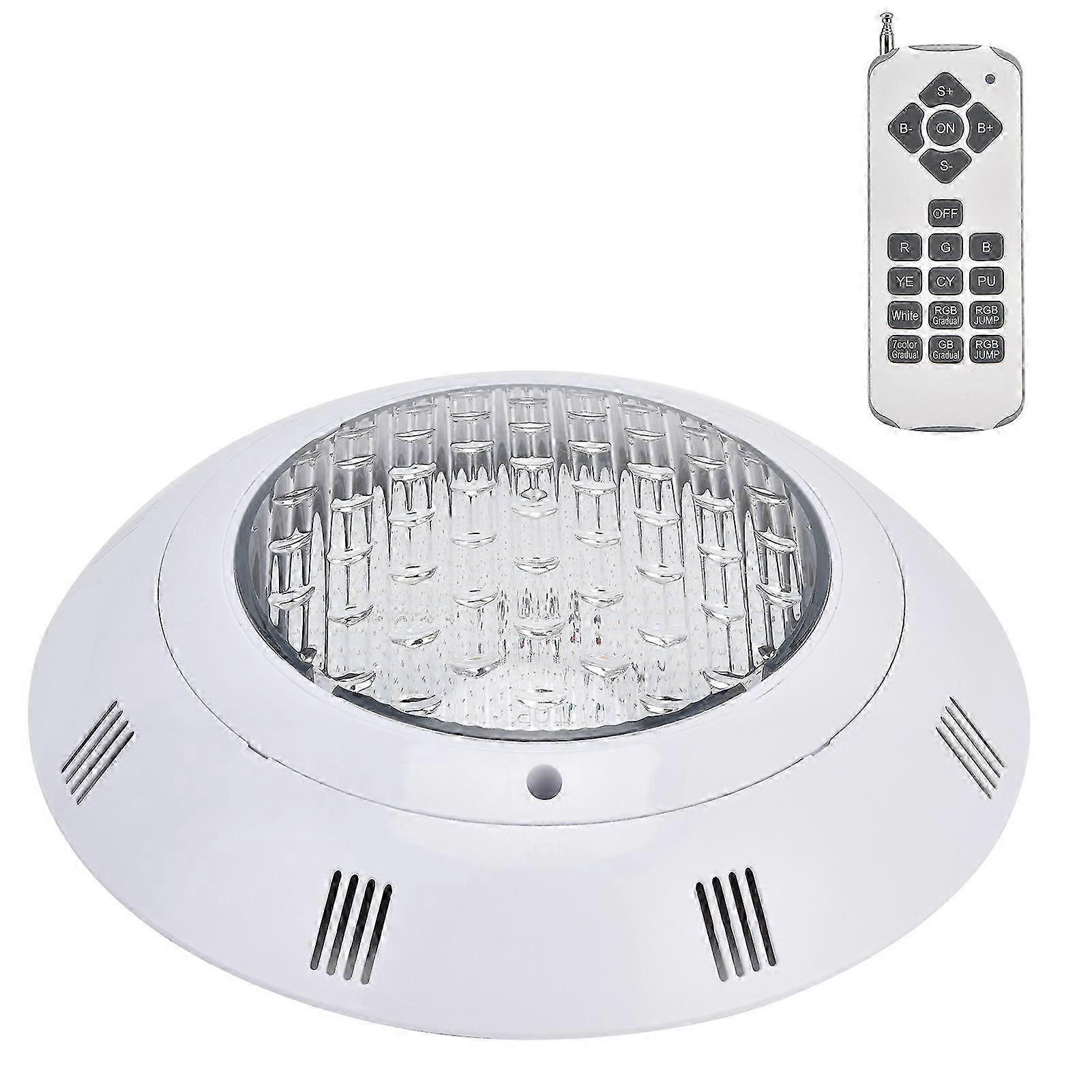 LED Waterproof RGB Swimming Pool Light with Remote Control 12W 1200LM Wall-Mounted Underwater Lighting AC12V