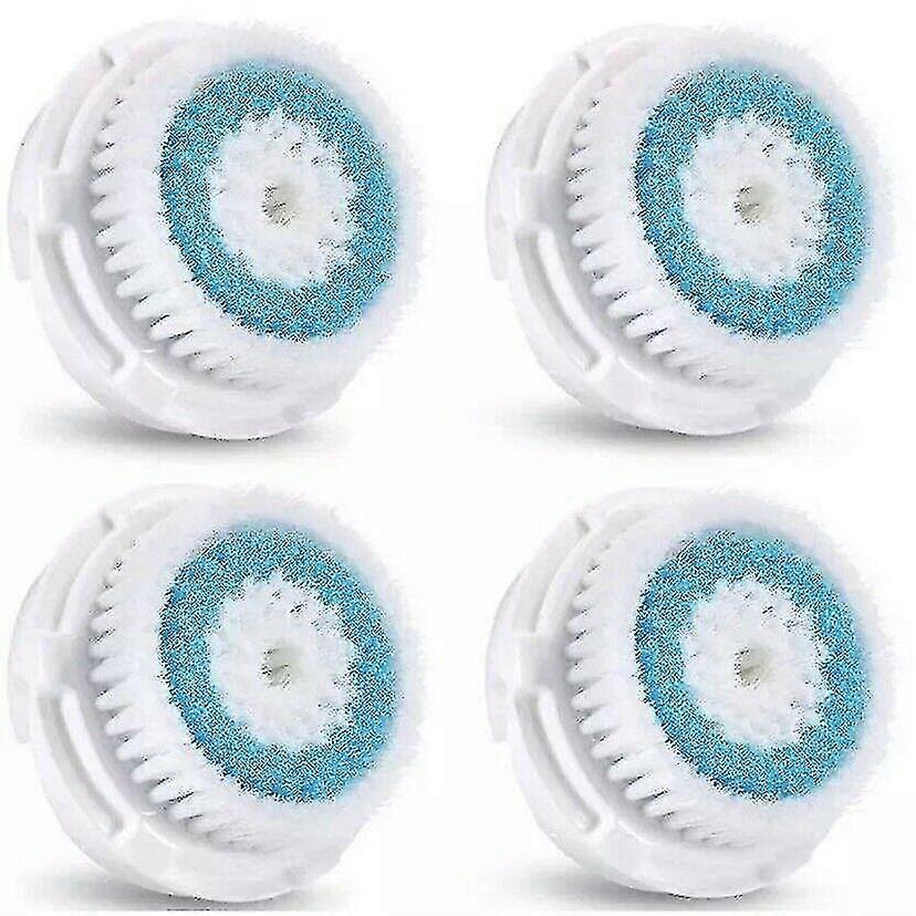 4-pack Deep Pore Replacement Facial Brush Heads For Clarisonic Mia 1 Mia2