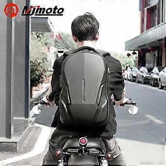 Waterproof Motorcycle Backpack Casual Sport Laptop Bag Black Rider