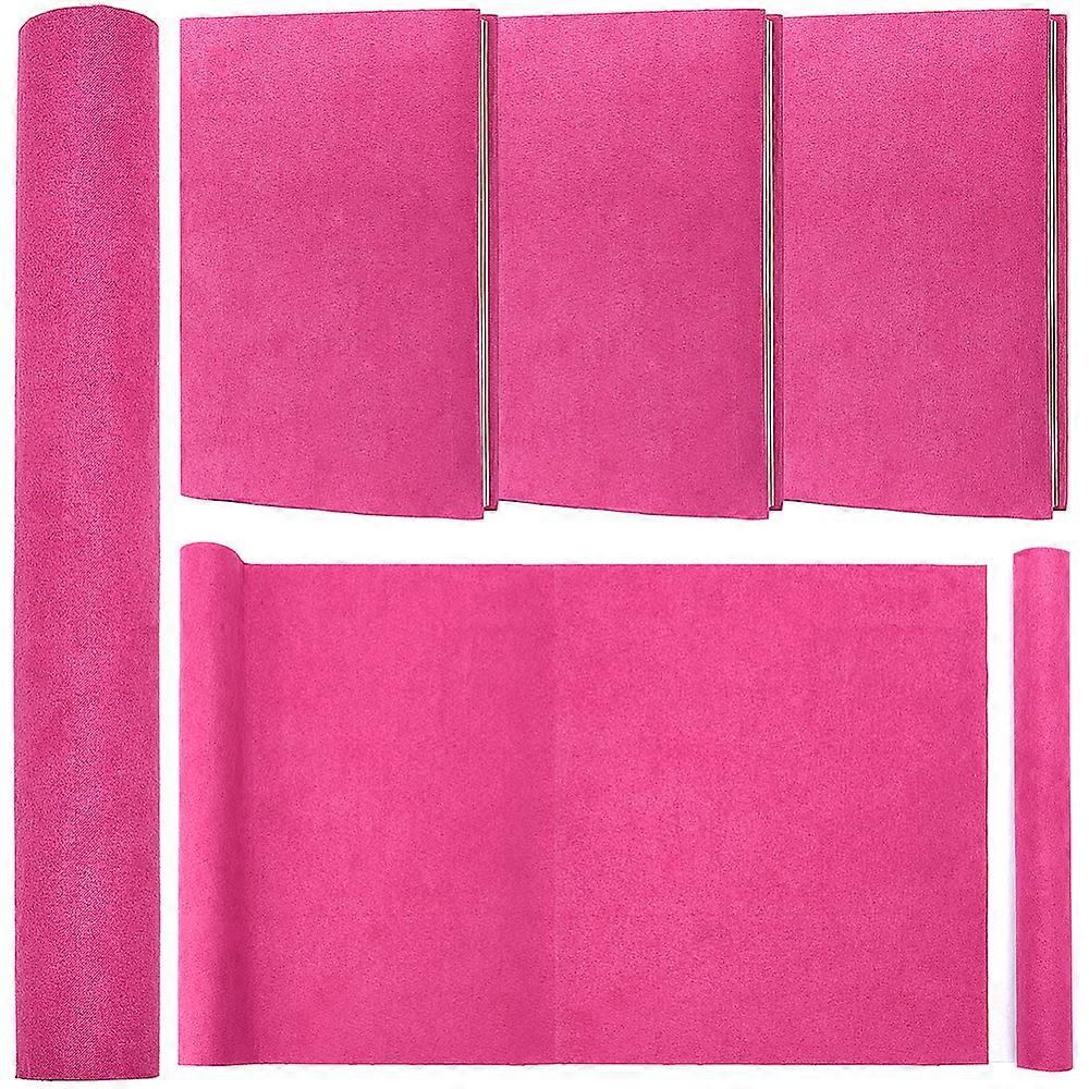 Faux Suede Book Covers Notebook Wraps Rectangle Camellia 300x1300mm DIY
