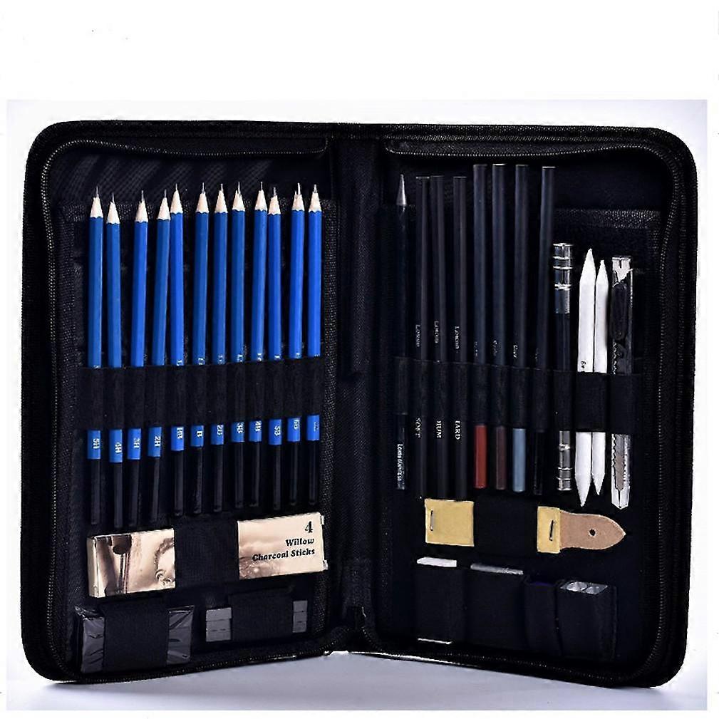 40pcs Sketching Pencil Set Engineering Design Tools Professional Drawing Kit