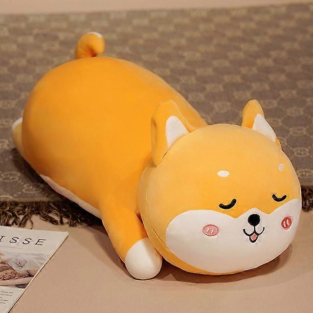 40/60CM Cute Shiba Inu Dog Toys Elastic Stuffed Plush Squishy Cats Fox Cushion Sleep Pillow Kids Gift Drop Shipping Wholesale