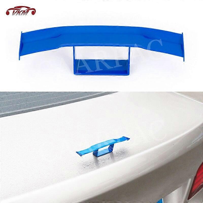 Carbon Fiber Twill Look GT Style Mini Racing Rear Small Wing Spoiler Boot Decoration For Universal CarMotorcycle Neck Braces