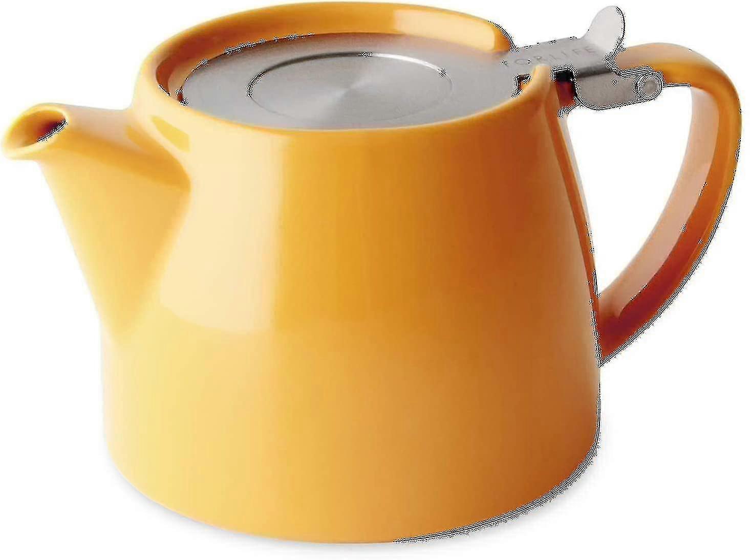 Bule de toco com tampa sls e infusor, 18 onças, mandarim