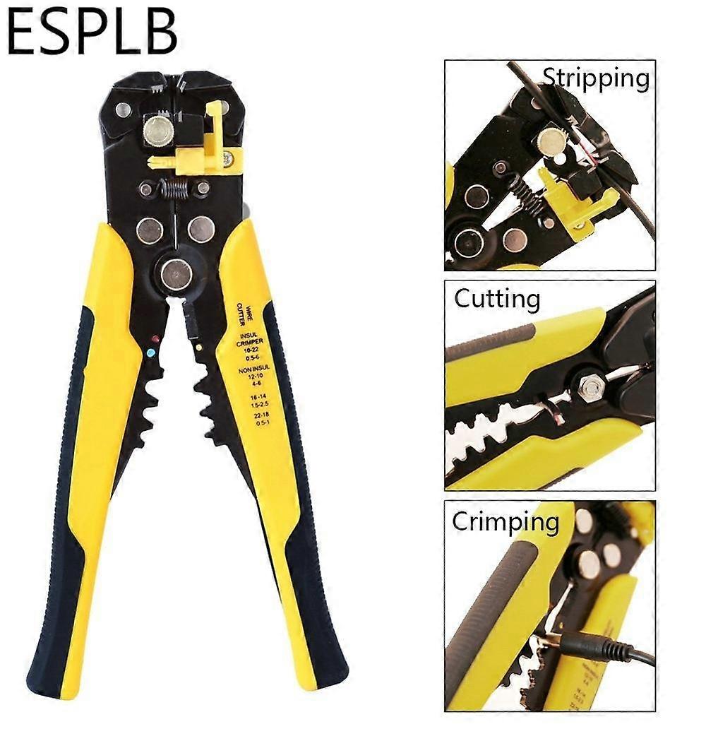 ESPLB Wire Stripper Self-adjusting Cable Cutter Crimper Automatic Wire Stripping Tool Cutting Pliers Tool for Industry
