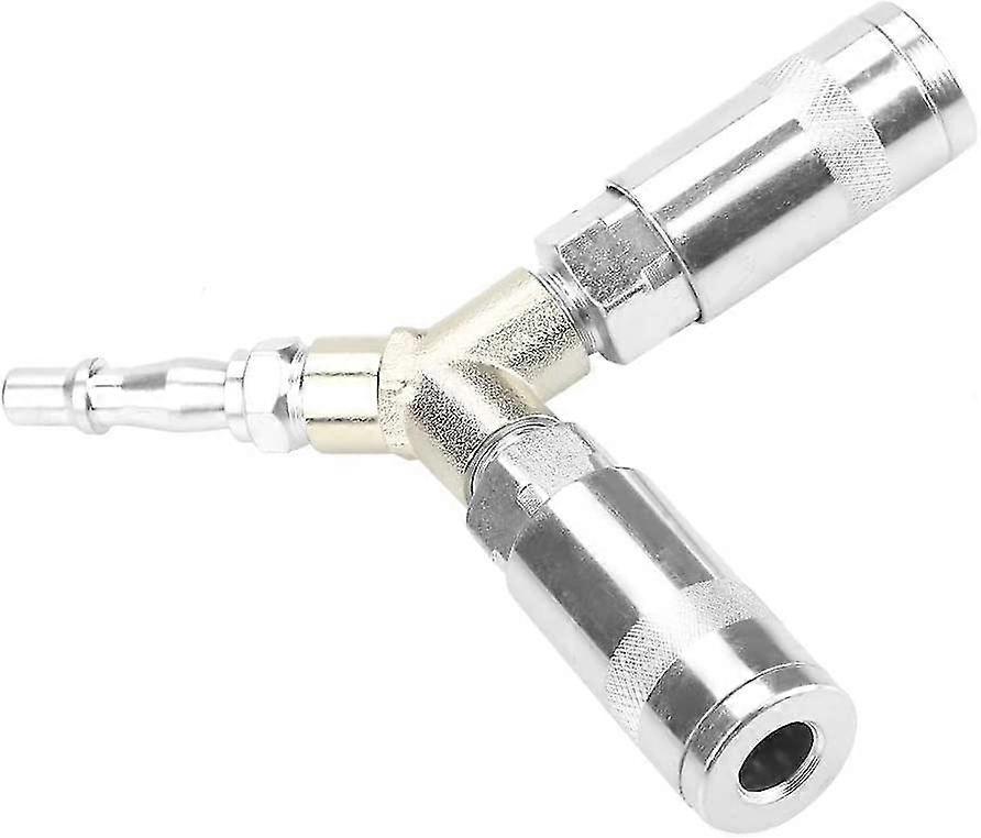 1/4" Bsp Y Piece Connector 3 Way Quick Fitting Connector For Air Pump Compressor