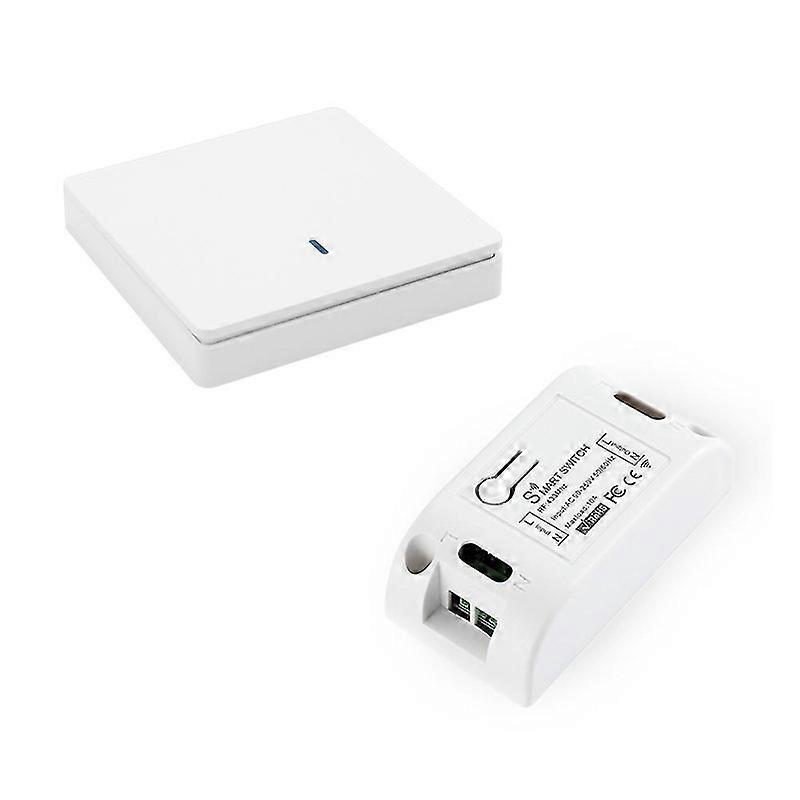 Wireless Smart Light Switch RF 433MHz Lighting Control Intelligent Switch AC 90-250V 10A Module Yalo