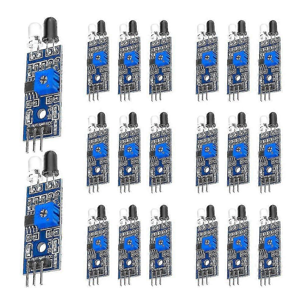20pcs Smart Car Robot Ir Infrared Obstacle Avoidance Sensor Module