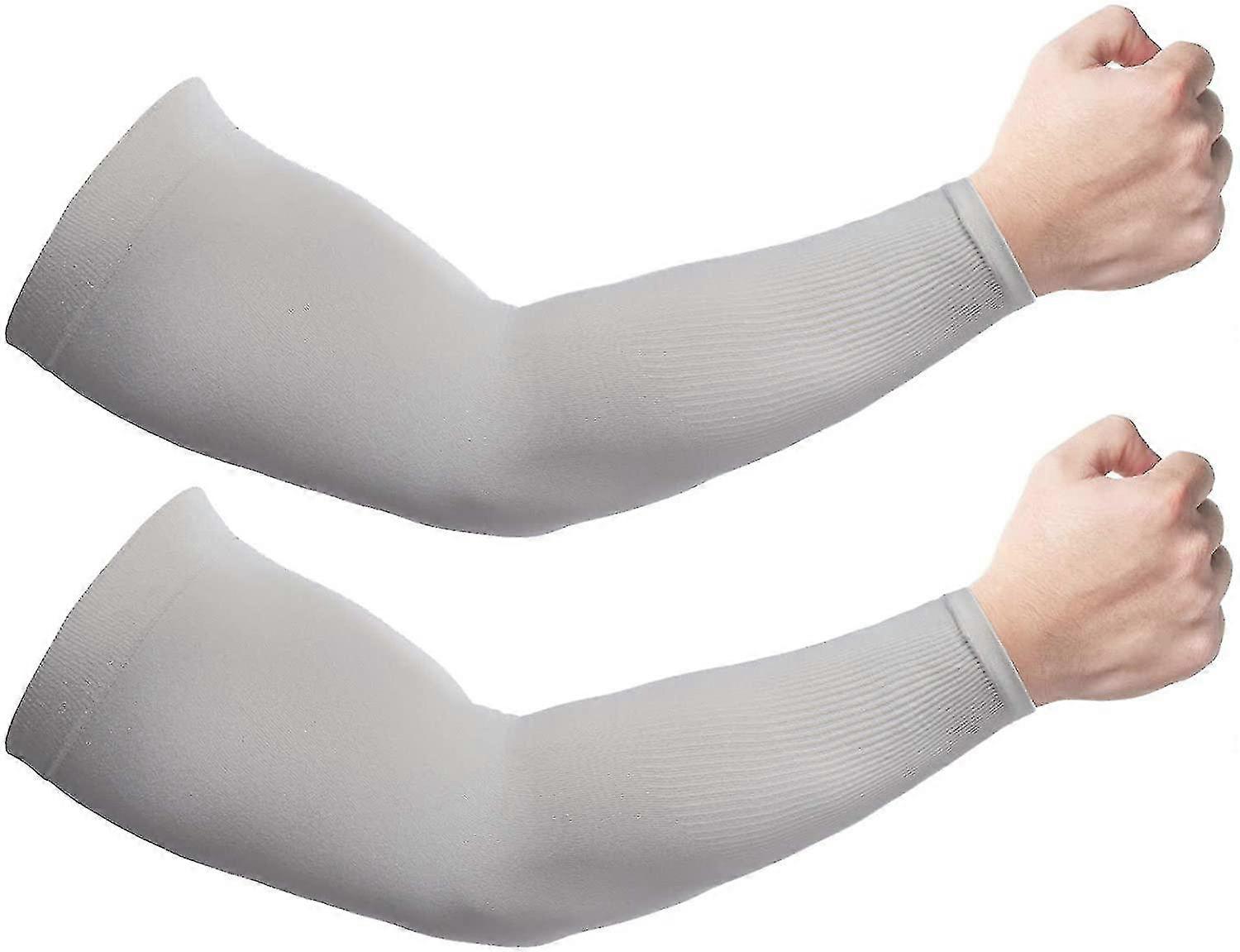 2 زوج من الحماية من الشمس الأشعة فوق البنفسجية أكمام ذراع التبريد متوافقة مع الرجال والنساء، Upf 50