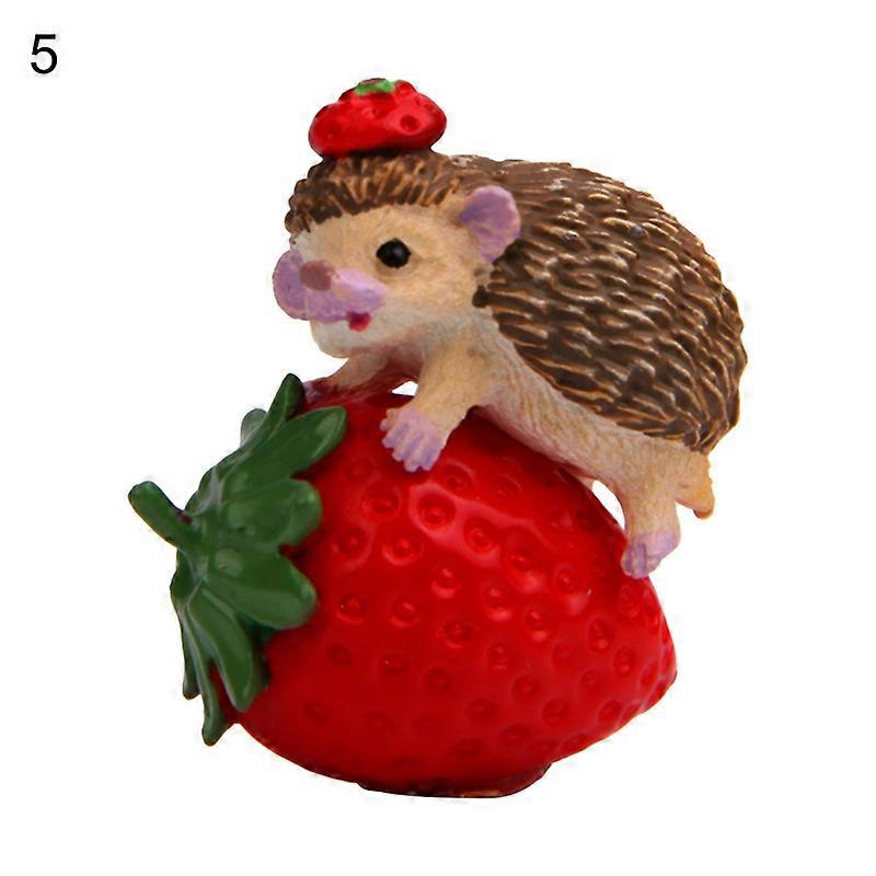 Realistic Hedgehog Figurine Anti-fade Resin Hand-crafted Hedgehog Statue for Desktop JIKAIX