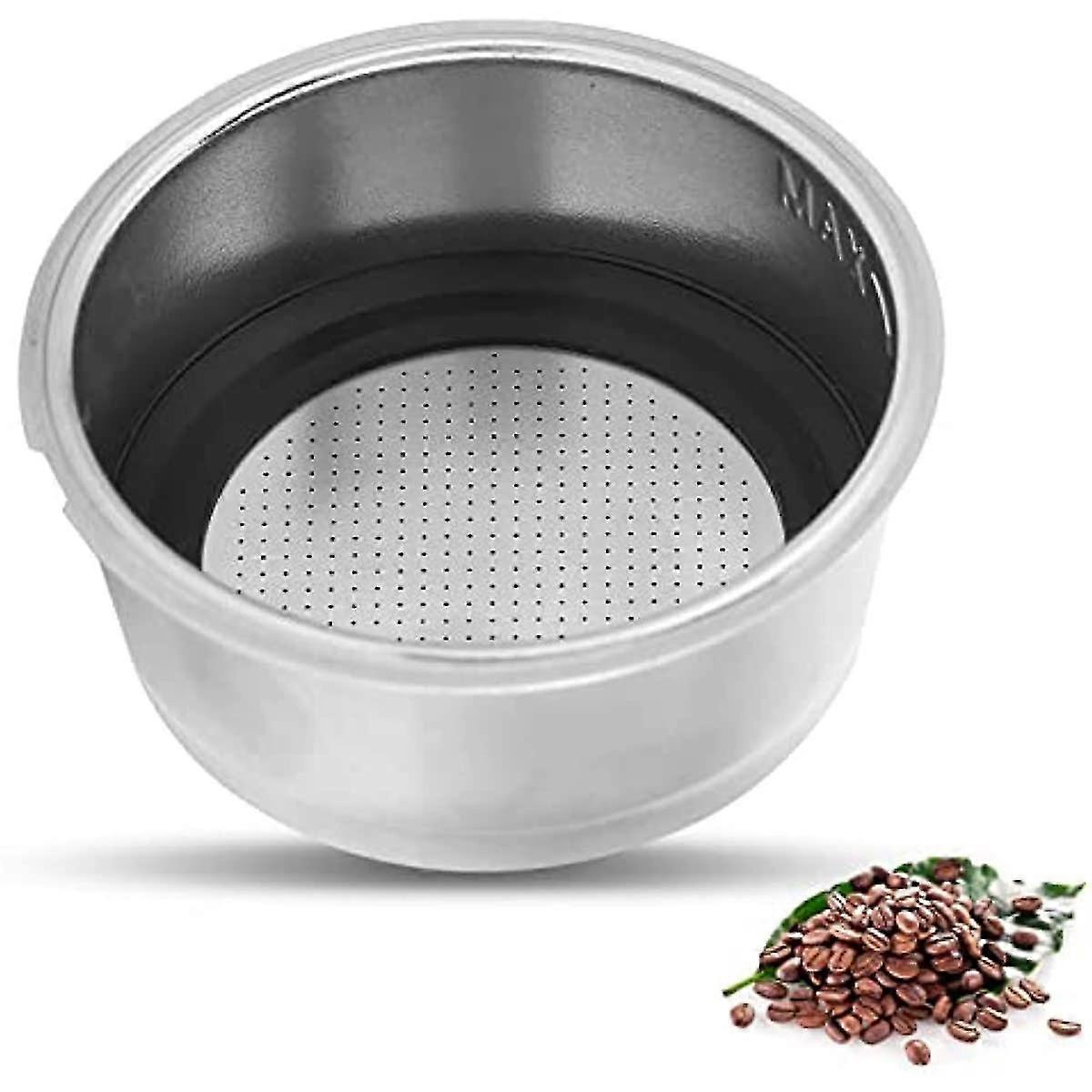 51mm Coffee Portafilter Basket Cups Stainless Steel Pressurized - Main Image