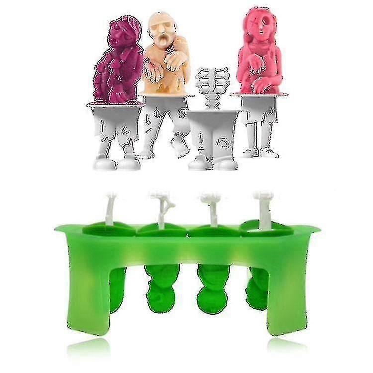 zombier iskrem mold isbit mugger sett 4 ispinne beslutningstakere med pinner