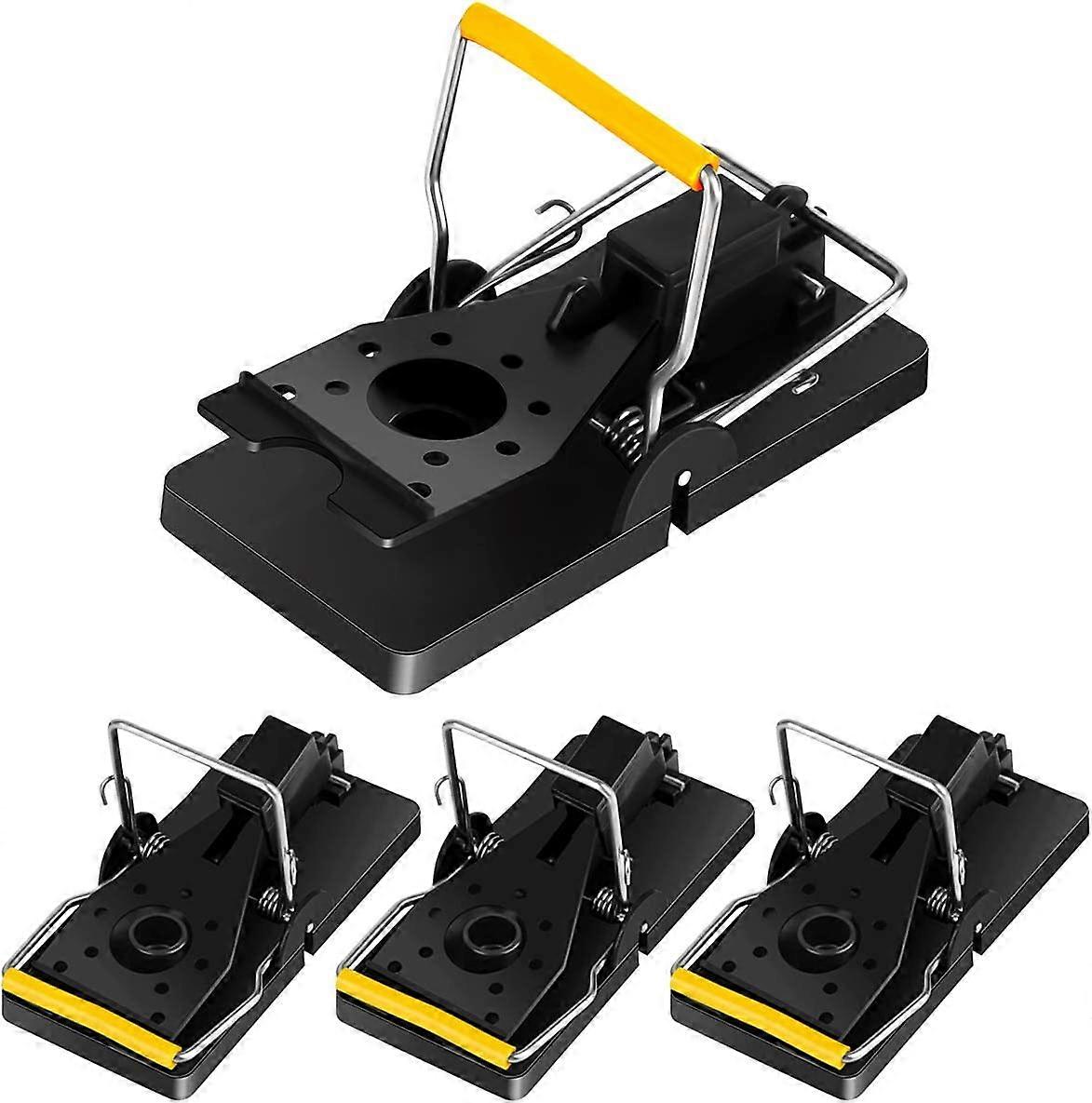 Ratoeira para roedores internos e externos, 4-Pack
