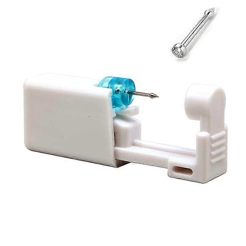 1 stk engangs nesepiercer Rhinestone nese spiker piercer