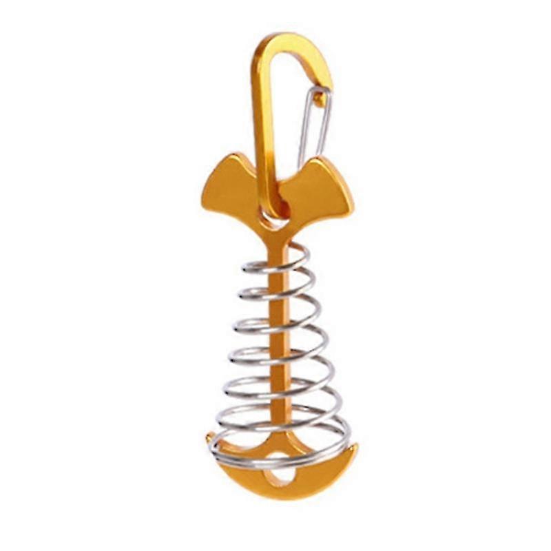 2024 Fishbone Deck Anchors Peg With Spring Buckle Deck Plank Board Tent Stakes