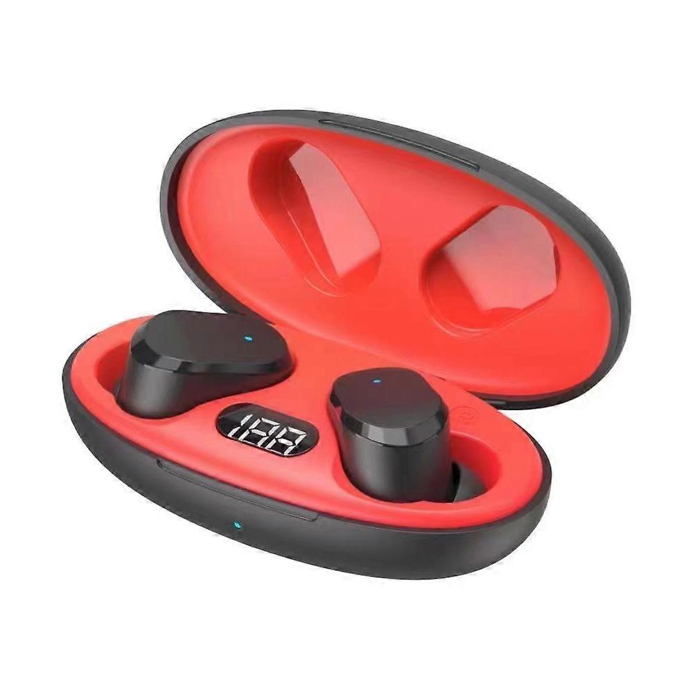Mini Bluetooth Earphones Hidden In-Ear Small Earbuds Ergonomics Wireless Headphones with Microphone Charging Case Type-c Charge