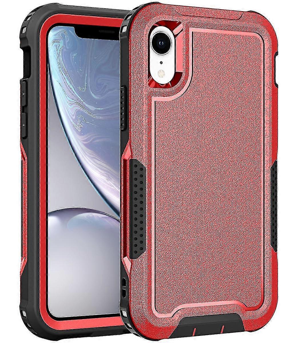 دعم حالة الشحن اللاسلكي ل Iphone Xr ، حماية الكاميرا ، حماية الزوايا الأربع ، حماية الزر