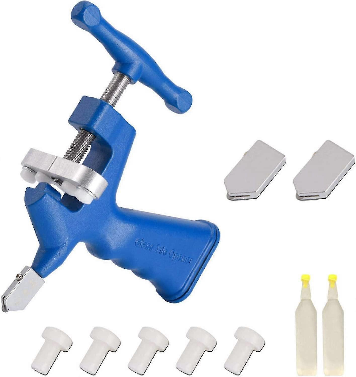 For 2 in 1 Tool Kit for Cutting Glass Tiles - Hard Alloy Handheld Tool - Handheld Mirror Cutter Tool