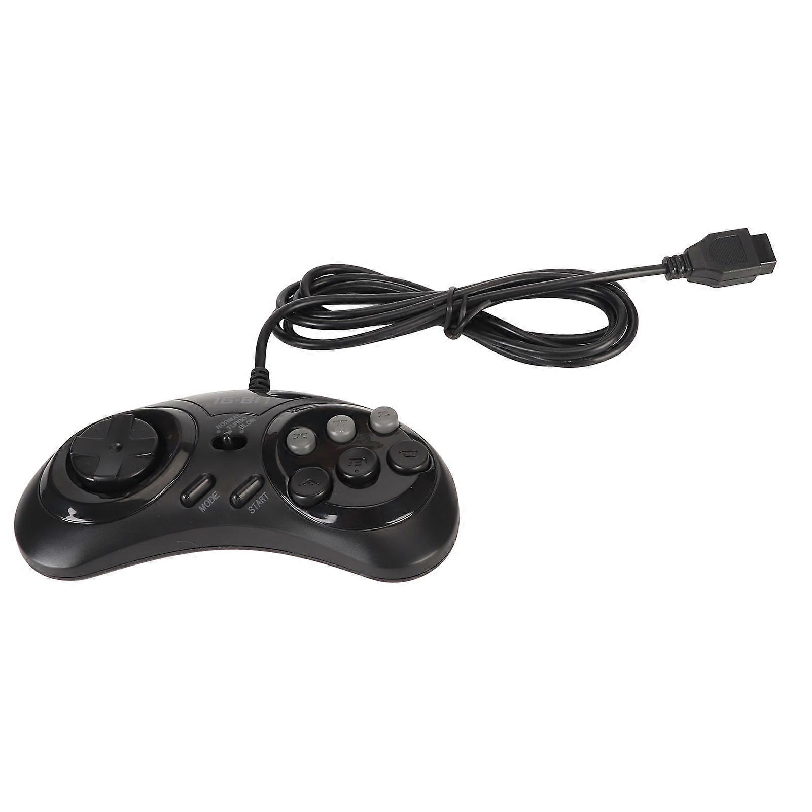 for Sega Controller 9 Pin 16Bit Mini Handheld Ergonomic Classic Portable Gamepad Controller
