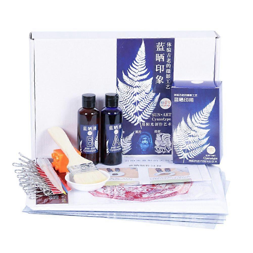 Cyanotype Set Potassium Ferricyanide Cyanotype Printing DIY Kit