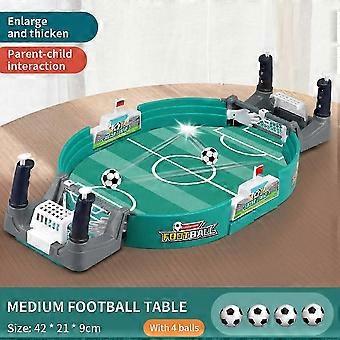 Kickertisch für Fußball Brettspiel Desktop Interaktives Fußballspielzeug Kinder Jungen Sport Outdoor Tragbares Spiel Mittlere Größe 4 Bälle